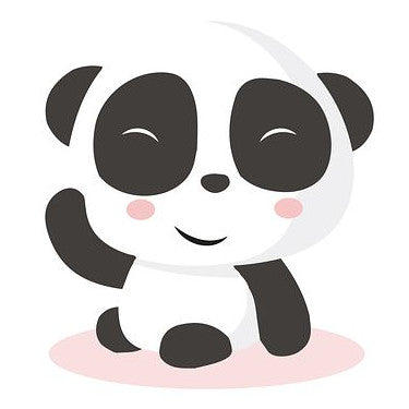 dessin panda bonjour