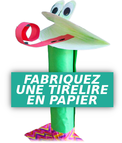 fabriquer une tirelire grenouille en papier