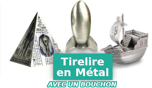 collection des tirelires en metal