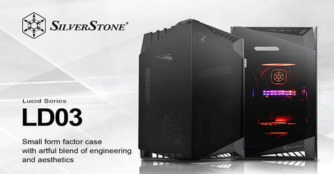 Silverstone LD03 build outer worlds gaming computer PC case mod by mnpctech  