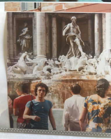 Rome fountain of Trevi 1970, old photo, coin collection blog, treasure, roman