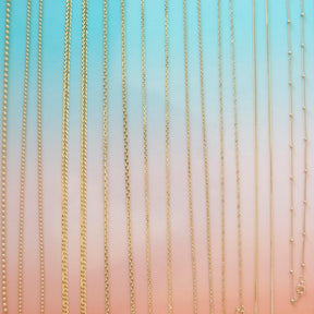 1mm Diamond Cut Bead Chain - Ariel Gordon Jewelry - At Present