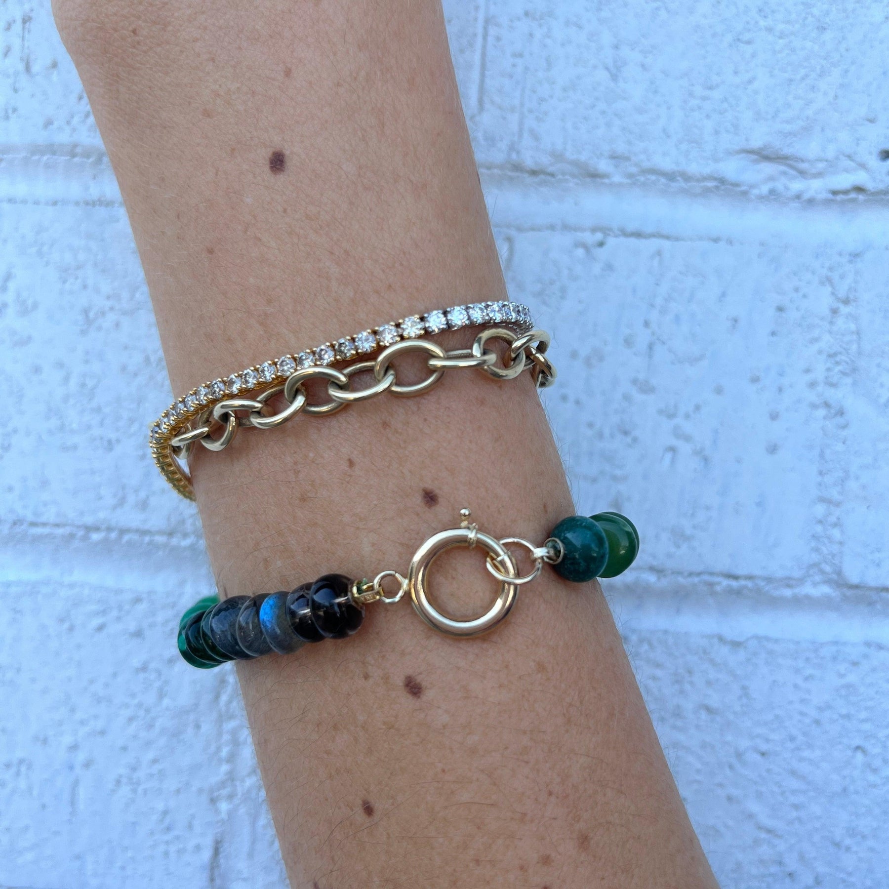Bold Camo Rainbow Bracelet - Encirkled Jewelry - At Present