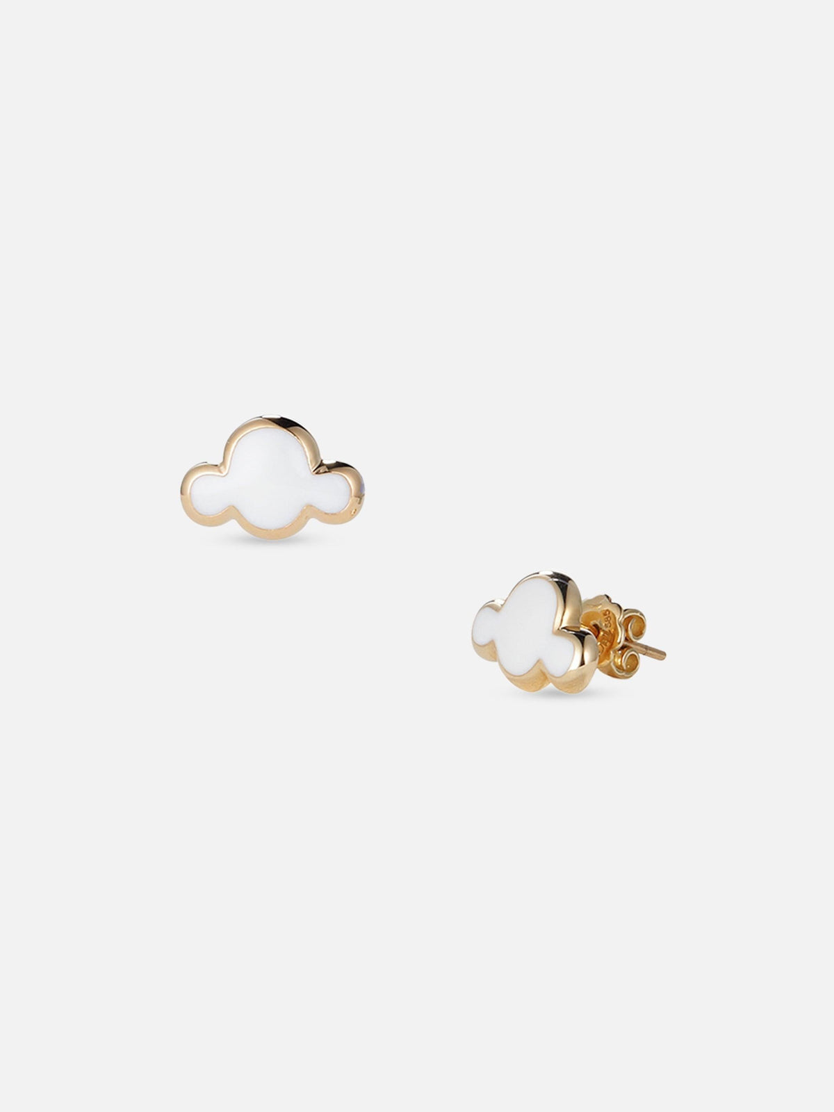Suel Cloud Enamel Earrings 1