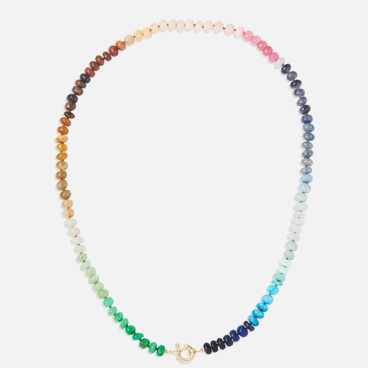 Exclusive Rainbow Gemstone Necklace - Encirkled Jewelry - At Present