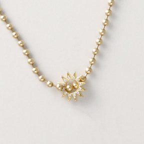 Pavé Baby Spur Necklace - EMBLM Fine Jewelry - At Present