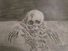 Skull Still Life by Becky Doyon