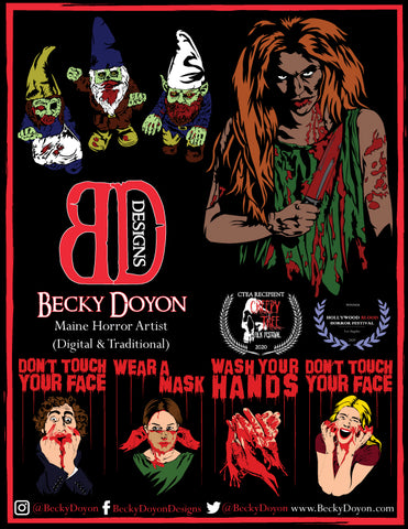Becky Doyon Clown Girl Horror Magazine Summer