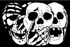 3 Skulls by Becky Doyon