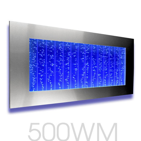 Smart phone LED control is optional on the 500WM Bubble Wall
