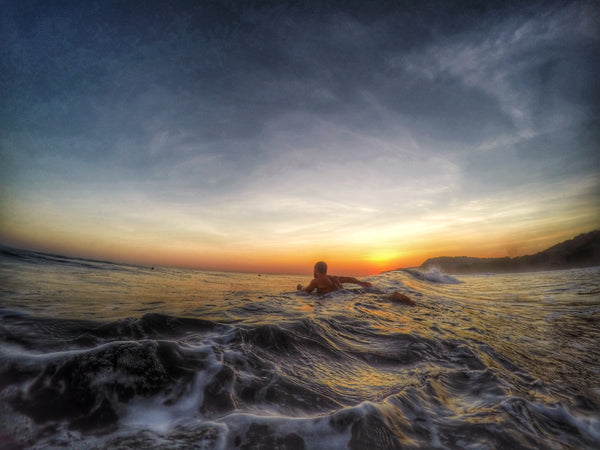 Leo Jenkins about to Enter the State of Flow US Army Ranger Surfing