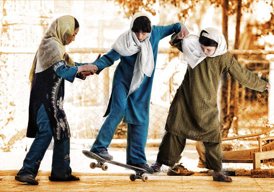 Ladies Skating In Kabul Afghanistan through Skateistan via Combat Flip Flops Blog
