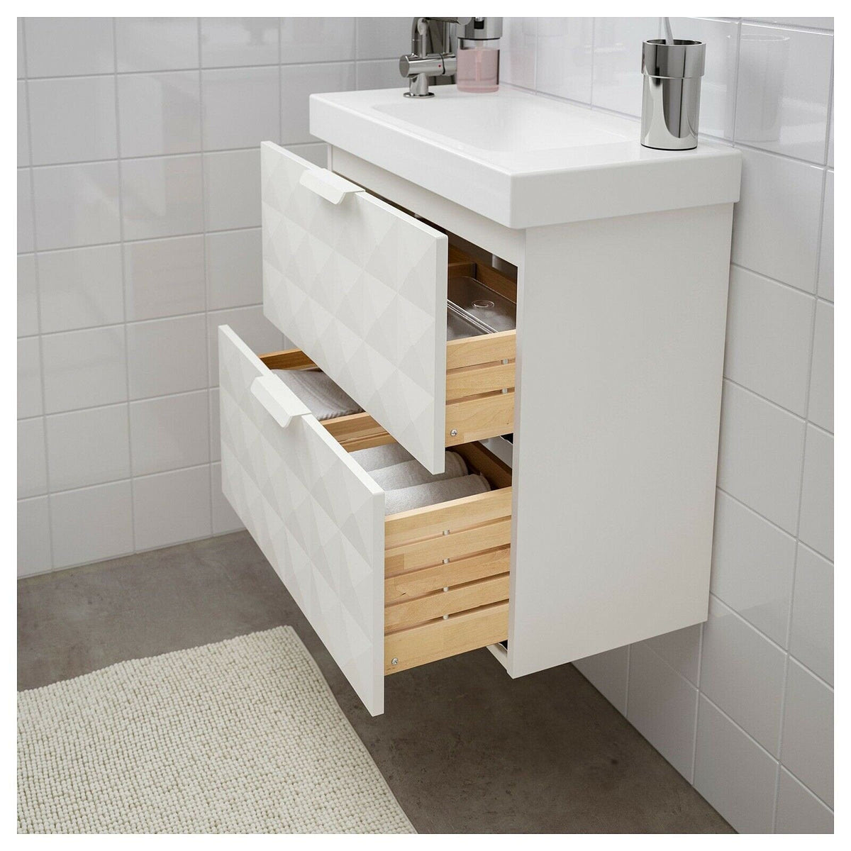 Compliment Zelfrespect bende IKEA GODMORGON Resjon White Sink Cabinet – Discouch