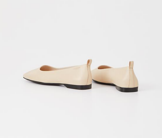 DELIA Off-White Flats Flat Shoes for Brides | Flat Wedding Shoes | Cream Flat