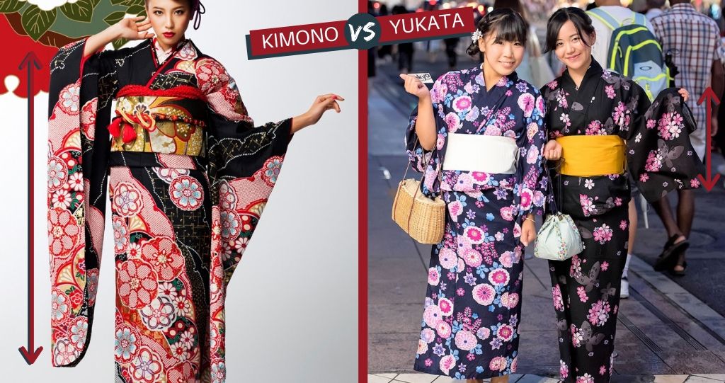 kimono-vs-yukata-manches