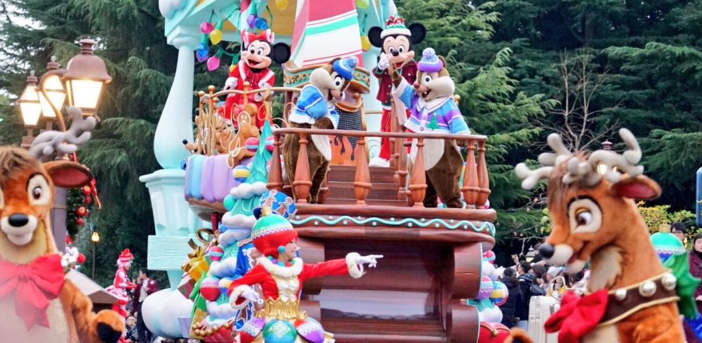 parade noel disneyland tokyo