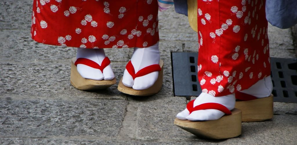 chaussettes tabi blanches