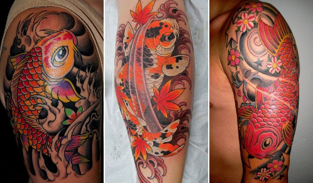 tatouage carpe koi