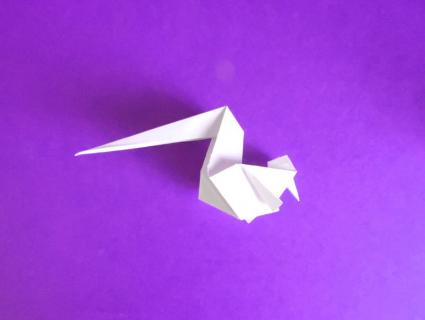 pliage licorne papier licorne