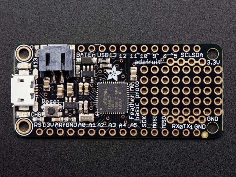 Feather M0 Basic Proto - Atsamd21 Cortex M0 (Id: 2772) - Arm Processor Based