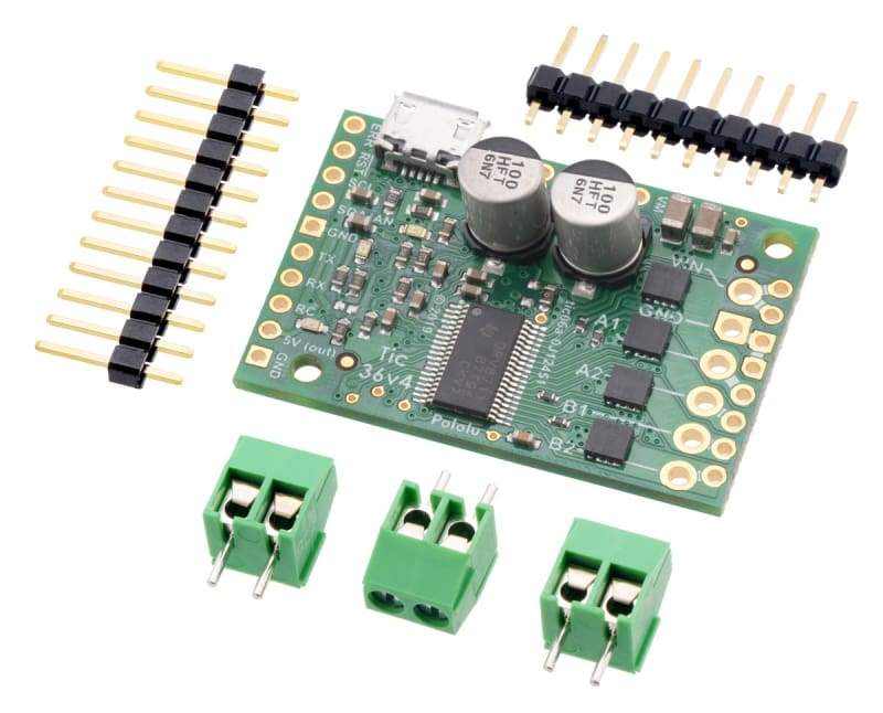 Tic 36v4 USB Multi-Interface High-Power Stepper Motor Controller - Motion Controllers