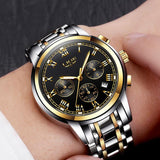 LIGE Mens Fashion Sport Quartz Watch