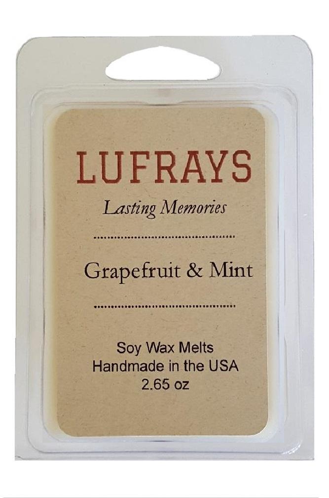 Luxury Grapefruit and Mint Wax Melt