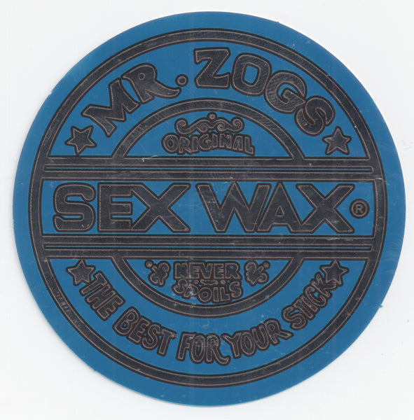 Sex Wax Sticker Silver Encinitas Surfboards 