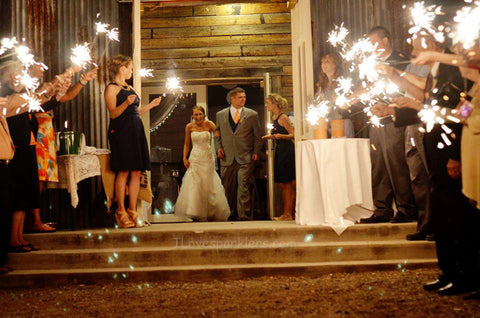  Leigha and Braxton Wedding Sparklers