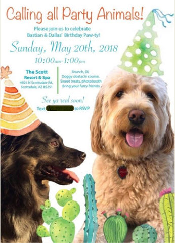 animal party invitations free printable