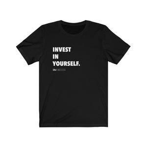 DOU "Invest in Yourself" White Letter Tee