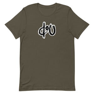 doU Black Logo Tee (Military Green)