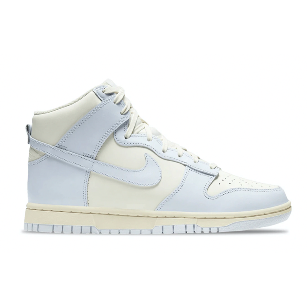 nike w dunk high sail football grey