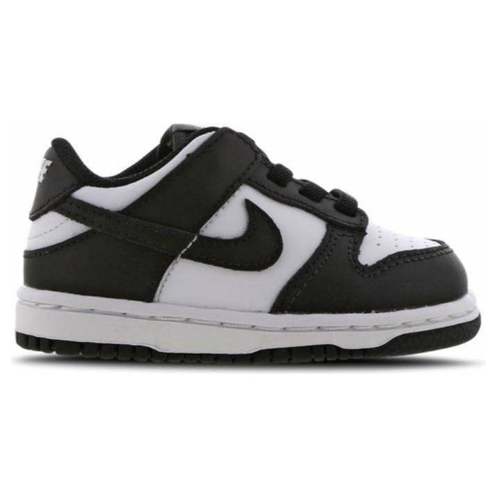 infant nike dunks black and white