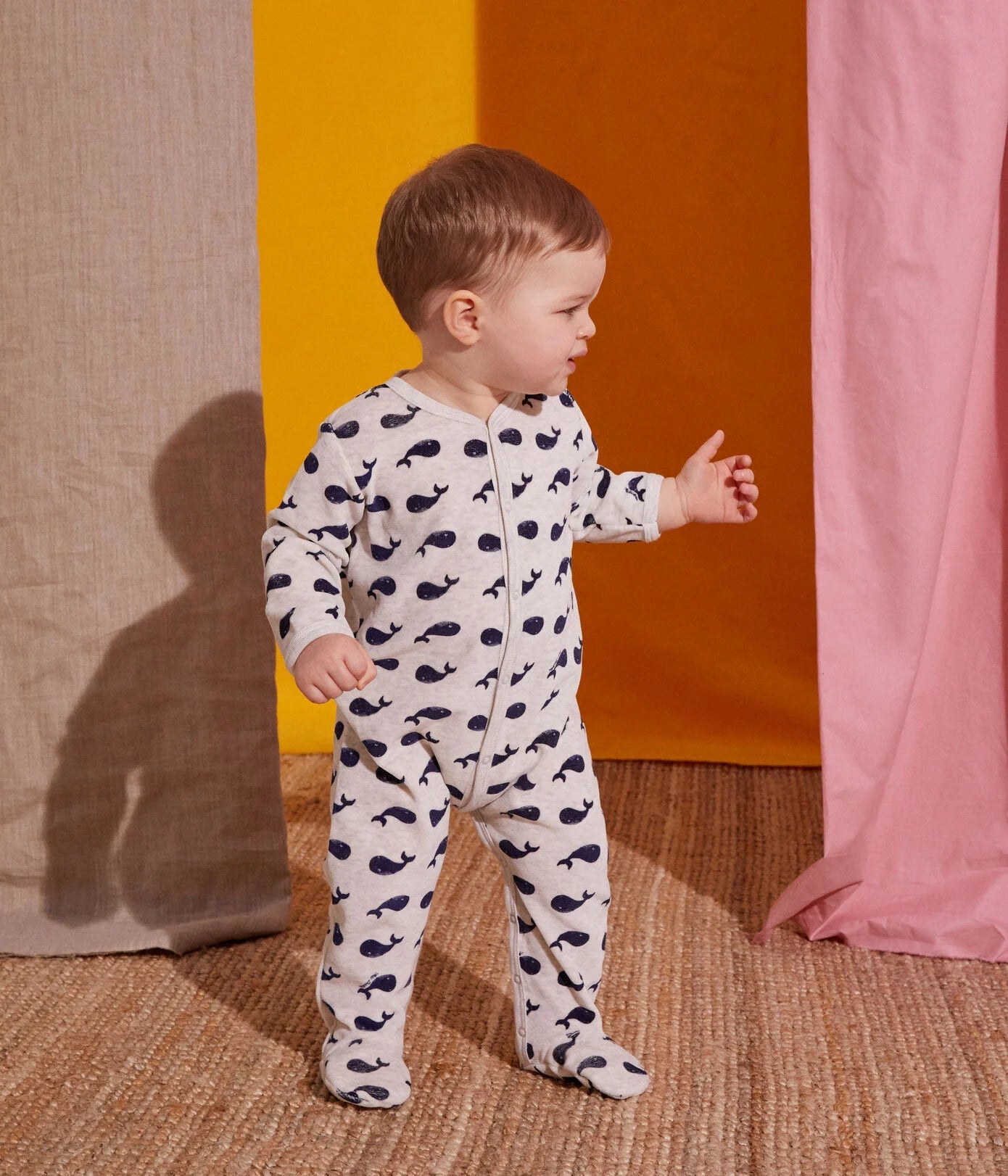 pop Vooraf Geven Petit Bateau Baby Pyjama Met Voetjes I Whale – Uw Geboortelijst