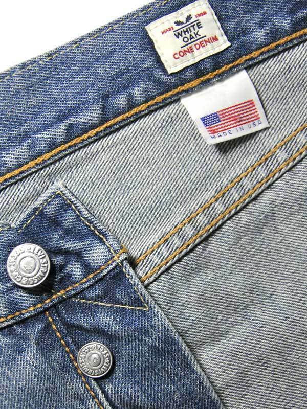 bakke Stor eg salut Levis 501 Made in USA Cone Denim Stonewash Jeans | Cohesion Clothing