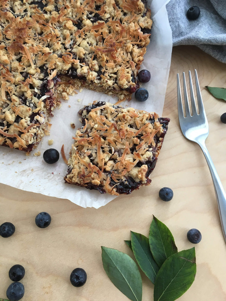 Recipe: Blueberry Jam Crumble Bars