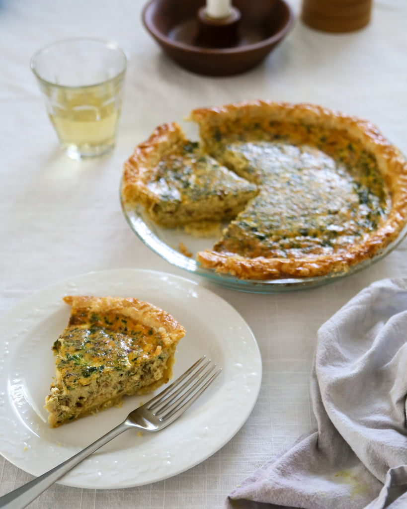 NC Made Cookbook Club: Close-up Quiche