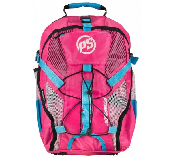 pink hiking bag