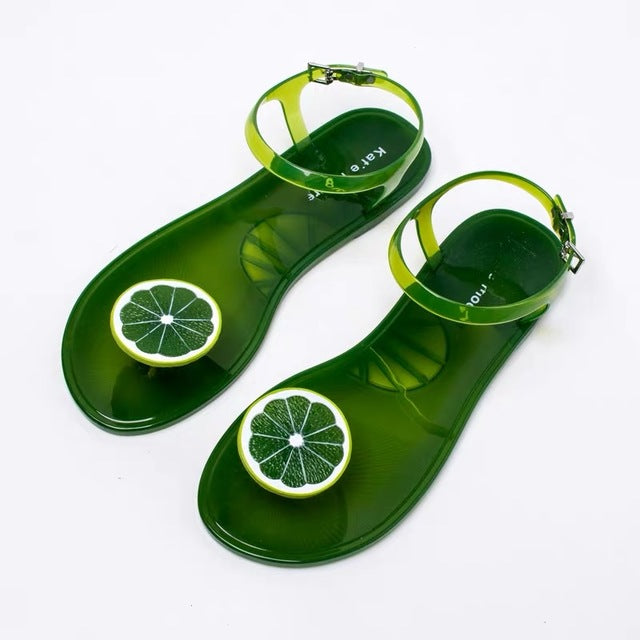 Blauwdruk Mijnenveld combinatie Melissa Brand Cherry New Women Flat Sandals Melissa Shoes For Women –  chenshufang06