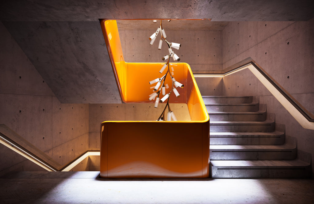 Haara Metsa Statement Stairwell Lighting