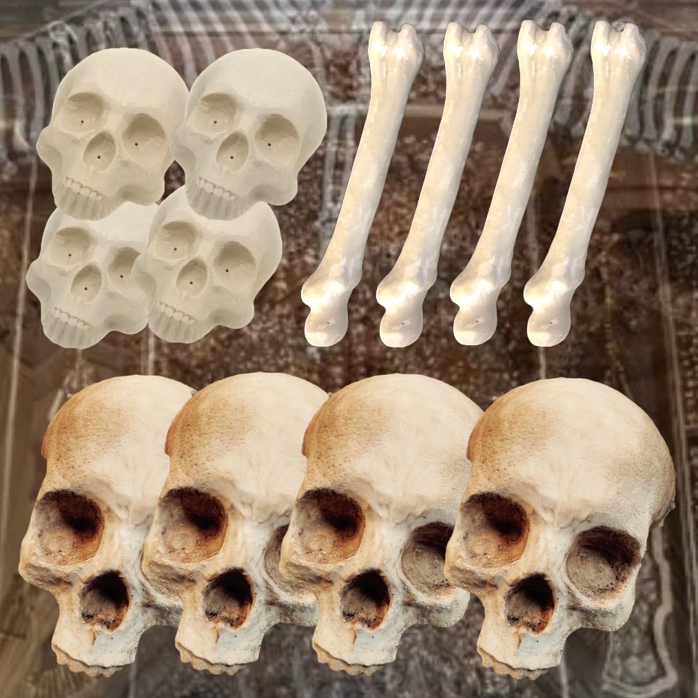 Skull Catacomb Casting Mold Set 12pc 
