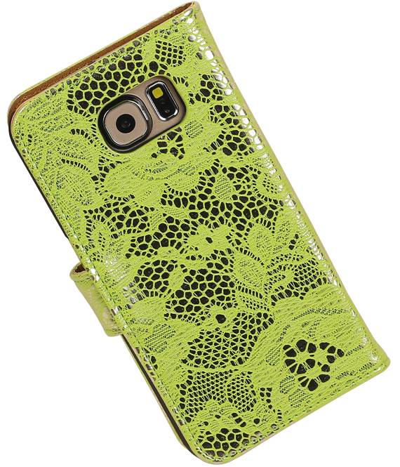 Walging Saai Riet Samsung Galaxy S6 Edge G925 Groen | Lace bookstyle / book case/ wallet –  Hoesjeshoek