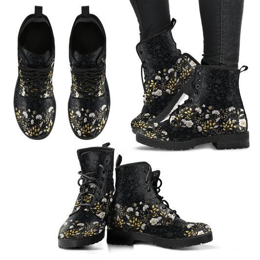 Floral Pattern 2 Handcrafted Boots