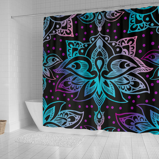 Pink & Purple Decor Shower Curtain