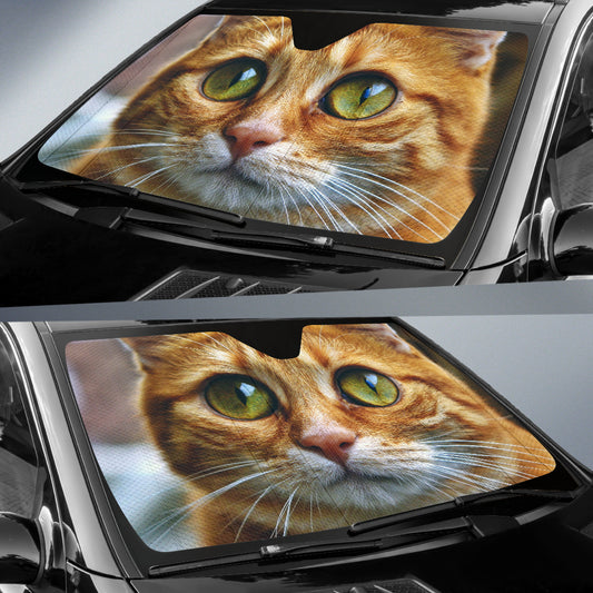 Cute kitten Auto Sun Shade