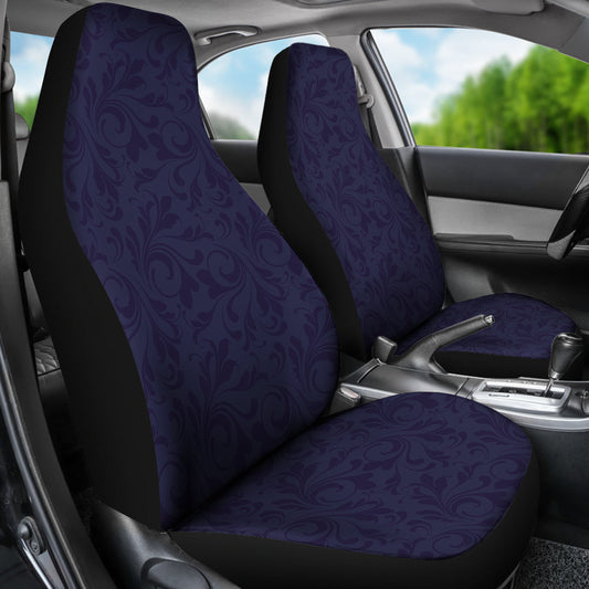 Navy Blue Elegant Decor Car Seat Covers