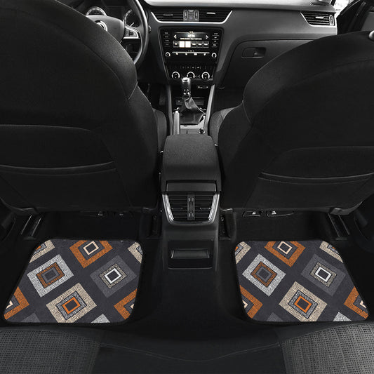 Retro Blocks Car Floor Mats