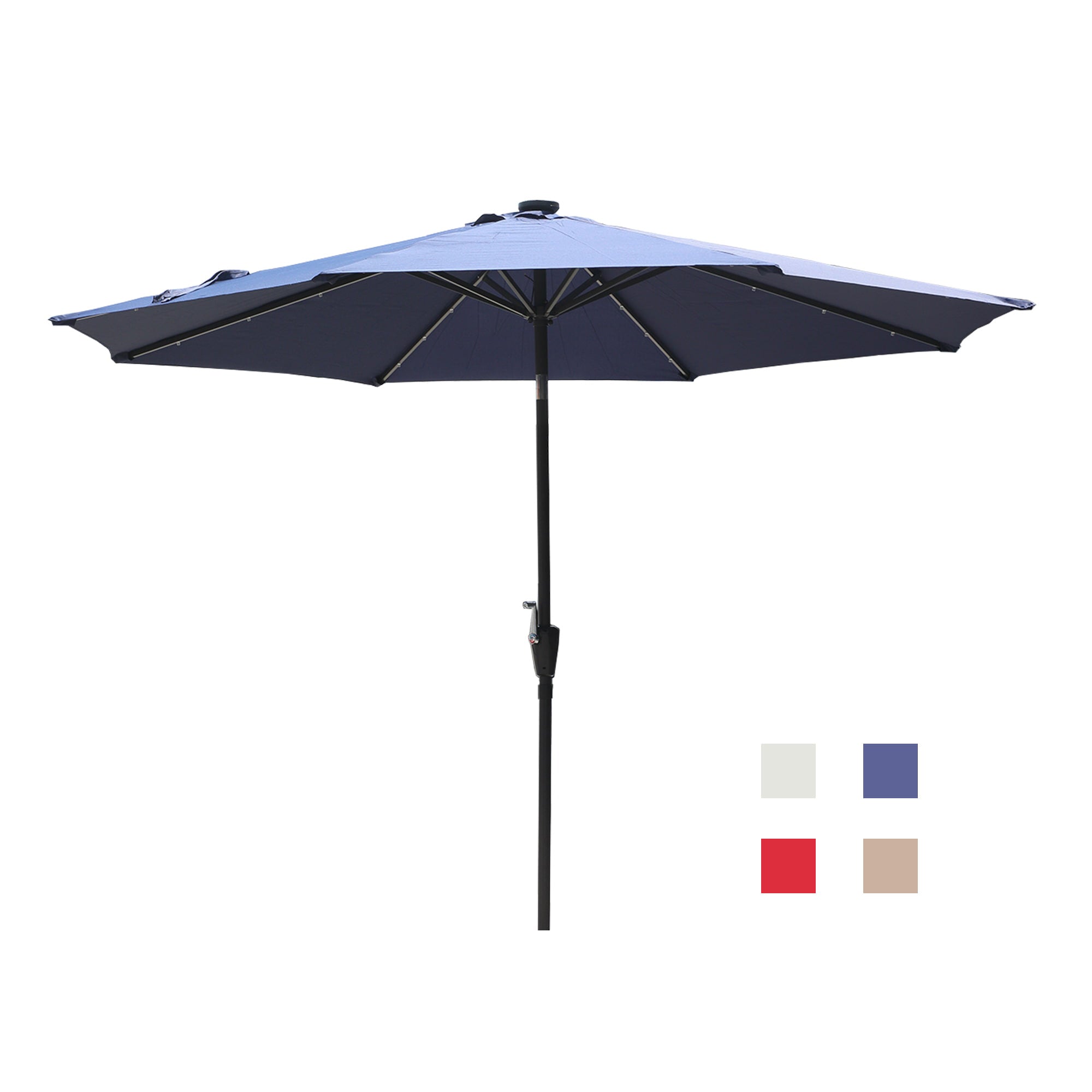 navy led umbrella