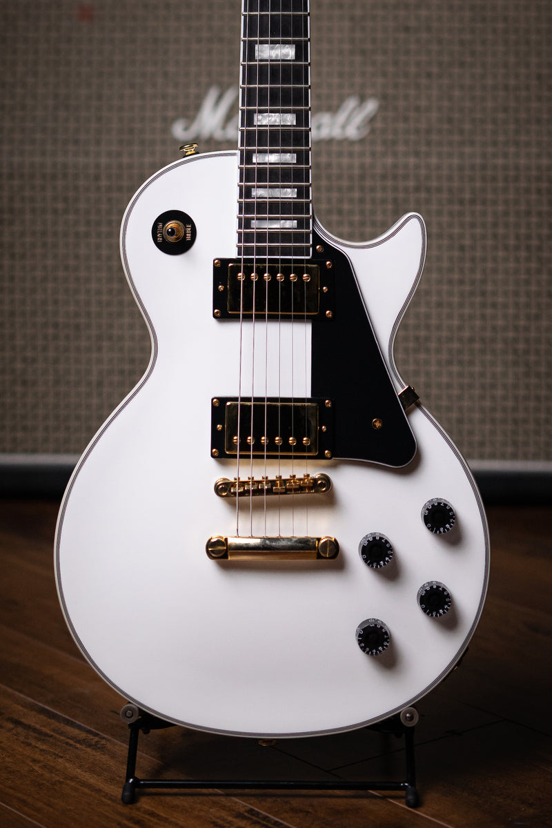 Epiphone Les Paul Custom Pro Electric Guitar - Alpine White – Walt